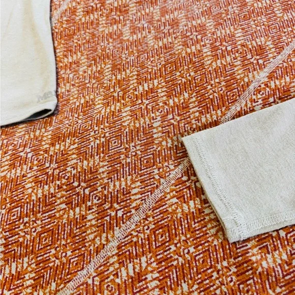 Marmot Long Sleeve Thermal Orange/Neutral Size Medium - Picture 5 of 7